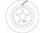 Trw DF6826S - Oe A 219 423 00 12 Disco Freno Per Cls (X218), Classe E (W211), Classe E (W212), Cls (C218), Cls (C219), Classe E (S211), Classe E (S212)