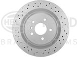 Hella 8DD 355 122-551 - Oe 1664230412 Disco Freno Per Gle (W166), Classe M (W166)