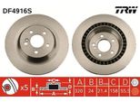 Trw DF4916S - Oe A221423101207 Disco Freno Per Classe S (W221), Classe S (W222), Classe S (C216), Sl (R230)