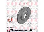 Zimmermann 400.3695.20 - Disco Freno Per Classe A (W176), Classe B (W246), Cla (C117), Cla (X117), Classe Gla (X156)