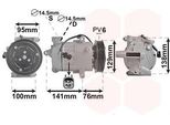 Van Wezel 1800K417 - Compressore Per Aria Condizionata Oe 6453SR Per Jumper, Ducato, Transit, Transit Tourneo, Boxer