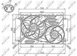 Nrf 47756 - Ventola Radiatore Oe LR002660 Per Freelander 2 (L359)