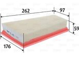 Valeo 585480 - Filtro Aria Oe 2700940004 Per Classe A (W176), Classe B (W246), Cla (C117), Cla (X117), Classe Gla (X156)