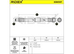 Ridex 83B0187 - Oe 168 428 03 35 Tubo Freno, Asse Anteriore Per Classe A (W168), Classe C (W202), Classe C (W203), Classe C (CL203), Classe C (S202), Classe C (S203), Classe Clc (CL203), Clk (C208), Clk (C209), Slk (R170), Slk (R171), Sl (R129), Classe S (C140), Classe S (W220), Classe E (S210), Classe E (W210), Clk (A209), Clk (A208)
