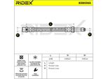 Ridex 83B0365 - Oe 9064280535 Bremsschlauch, Hinterachse FüR Sprinter (W906), Sprinter (W906), Sprinter (W907), Sprinter (W907, W910), Sprinter (W904), Sprinter (W903), Sprinter (W901, W902), Crafter (2F), Crafter (2E)