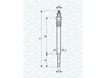 Magneti Marelli 062900013304 - Candeletta Per Vaneo (414), Classe A (W168)