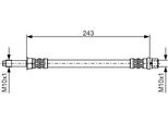 Bosch 1 987 476 313 - Oe 7H8 611 733 Tubo Freno Per T5