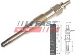 Fast FT82727 - Candeletta Oe 5962 2Y Per Saxo, Xsara, 106 Ii