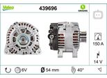 Valeo 439696 - Alternatore Oe 5702 A7 Per C5 Ii (Rc), C5 Ii (Re), C8 (Ea, Eb), Xsara, C5 I (De), C5 I (Dc), C4 I (Lc), C4 (La), C3 Pluriel (Hb), C3 I (Fc, Fn), C2 (Jm), C1 (Pm, Pn), Berlingo, Ulysse, 807 (Eb), Partner (5, G), 1007 (Km), 206 Cc (2D), 206 (2A/C), 206 (2E/K), 206 Sw (2E/K), 206 Van, 307, 307 Cc (3B), Partner Tepee, 307 Sw (3H), 407, 407 Sw (6D, 6E), 607 (9D, 9U), Aygo (B1)