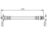 Bosch 1 987 476 558 - Oe 4806 56 Tubo Freno Per Saxo, 106 Ii