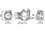 Prasco HDAK275 - Compressore Aria Condizionata Oe 38810RB0006 Per Jazz Iii