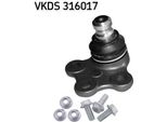 Skf Vkds 316017 - Giunto Sferico Oe A 415 330 02 00 Per Citan (W415), Kangoo (Kw), Kangoo (Fw)