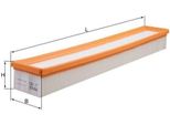 Filtro Aria Mahle Lx 992 Adatto Per MERCEDES-BENZ Classe C Berlina (W203) Cartuccia Filtrante