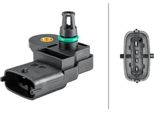Hella 6PP 358 152-191 - Oe 93342430 Sensore Di Pressione Di Sovralimentazione Per Ducato
