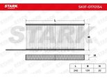 Stark SKIF-0170154 - Filtro Aria Abitacolo Oe 93197779 Per Citan (W415), Movano B (X62), Kangoo (Kw), Kangoo (Fw)