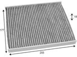 Valeo 715723 - Filtro Aria Abitacolo Oe 77365763 Per 500 (312), Panda, Ka (RU8)