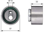 Gates T41258 - Puleggia Tenditore Oe 082932, Cinghia Di Distribuzione Per Jumper, Xsara, Zx (N2), Ducato, Ulysse, 306, 406, 806 Van (Af), Boxer