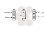 Van Wezel 30001098 - Oe 1408300484 Valvola Di Espansione, Impianto Di Climatizzazione Per Classe S (W140), Classe S (C140), Sl (R129)