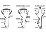 Gates 5468XS - Oe 0816 73 Zahnriemen FüR Xsara, Zx (N2), Ulysse, 306, 406, 806 Van (Af)