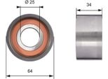 Gates T41234 - Oe 0830 32 Spannello, Zahnriemen FüR Jumper, Ducato, Movano (X70), Boxer