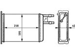 Mahle Ah 147 000S - Oe 1307156080 Scambiatore Di Calore, Riscaldatore Per Ducato, Boxer