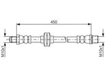 Bosch 1 987 481 683 - Tubo Freno Oe 462108452R Per Duster