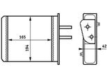 Mahle Ah 159 000S - Oe 46721212 Scambiatore Di Calore, Riscaldatore Per Barchetta, Punto