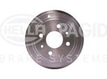 Hella 8DT 355 300-081 - Oe 46819776 Tamburo Del Freno Per 500 (312), Brava, Bravo, Palio, Panda, Punto, Tipo, Ka (RU8)