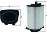 Mahle Lx 3775 - Filtro Aria Oe 16546HG00B Per Classe C (W204), Classe C (W205), Classe C (C204), Classe C (C205), Classe C (S204), Classe C (S205), Classe E (W212), Classe E (W213), Classe E (A207), Classe E (C207), Classe E (S212), Glc (X253), Glc (C253), Classe Glk (X204), Slc (R172)