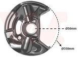 Van Wezel 3029372 - Oe 2104211120 Piastra Di Ancoraggio, Asse Anteriore Destro Per Classe C (W202), Classe C (S202), Clk (C208), Clk (A208), Classe E (W210), Slk (R170)