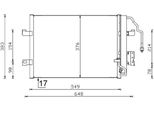 Mahle Ac 348 000S - Oe 168 500 02 54 Condensatore Aria Condizionata Per Classe A (W168)