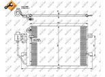 Nrf 35309 - Oe 1685000254 Condensatore Aria Condizionata Con Essiccatore Per Classe A (W168)