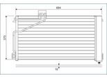 Valeo 817848 - Condensatore Aria Condizionata Oe 1715001224 Per Classe C (W203), Classe C (CL203), Classe C (S203), Clk (C209), Clk (A209), Slk (R171)