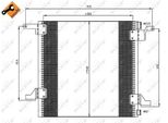 Nrf 35526 - Oe 1638300170 Condensatore Aria Condizionata Per Classe M (W163)