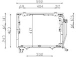 Mahle Ac 243 000S - Oe 202 830 14 70 Condensatore Aria Condizionata Per Classe C (W202), Classe C (S202)