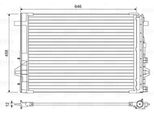 Valeo 814035 - Condensatore Aria Condizionata Oe 92100 5DA0A Per Classe A (W176), Cla (C117), Classe B (W246), Cla (X117), Classe Gla (X156)