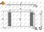 Nrf 35245 - Condensatore Aria Condizionata Oe 2108300370 Per Classe E (W210), Classe E (VF210), Classe E (S210)