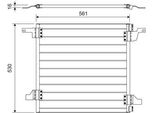 Valeo 817458 - Condensatore Aria Condizionata Oe 1638300070 Per Classe M (W163)