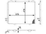 Mahle Ac 196 000S - Oe 2108300270 Condensatore Aria Condizionata Per Classe E (W210), Classe E (VF210), Classe E (S210)