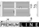 Mahle Ac 762 000P - Oe 6398350270 Condensatore Aria Condizionata Con Essiccatore Per Vito (W639), Viano (W639)
