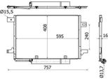 Mahle Ac 369 000S - Oe 1695000354 Condensatore Aria Condizionata Con Essiccatore Per Classe A (W169), Classe B (W245)