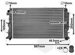 Van Wezel 58012735 - Oe 9065000202 Radiatore, Raffreddamento Motore Per Sprinter (W906), Crafter (2E), Crafter (2F)