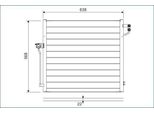 Valeo 822623 - Oe 099 500 00 02 Condensatore Aria Condizionata Con Essiccatore Per Classe Gl (X166), Gle (W166), Gle (C292), Gls (X166), Classe M (W166)