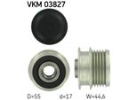 Skf Vkm 03827 - Puleggia Alternatore Oe 166 155 02 15 Per Classe A (W168), Vaneo (414)