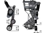 Gates T39136 - Puleggia Tenditore Oe 2662000770, Cinghia A V Per Classe A (W169), Classe B (W245)