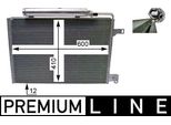 Mahle Ac 370 000P - Oe 169 500 06 87 Condensatore Aria Condizionata Con Essiccatore Per Classe A (W169), Classe B (W245)
