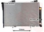 Van Wezel 30002147 - Oe 2025003203 Radiatore, Raffreddamento Motore Per Slk (R170), Classe C (W202), Classe C (S202), Clk (C208), Clk (A208)