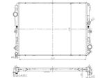 Nrf 50041 - Oe 0995003303 Radiatore, Raffreddamento Motore Per Cls (C257), Classe E (W213), Classe E (S213), Classe E (A238), Classe E (C238), Classe S (W222), Classe S (A217), Classe S (C217), Sl (R231), Classe V (W447), Glc (C253), Glc, Glc (X253), Vito (W447), Esprinter (B907, B910), Eqc (N293)
