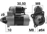 Era 220166A - Motorino Di Avviamento Oe 46417006, Motorino Di Avviamento Per Jumpy (U6U), Jumpy (B), Brava, Bravo, Fiorino, Marea, Palio, Punto, Scudo, Siena, Tipo, Expert (224), Expert (222), Expert (223)