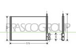 Prasco FD340C001 - Oe 1142771 Klimakondensator Per Fiesta V, Fusion, 2 (Dy)